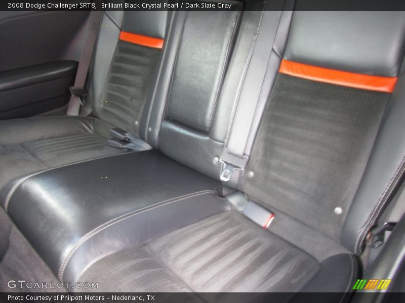 Brilliant Black Crystal Pearl / Dark Slate Gray 2008 Dodge Challenger SRT8