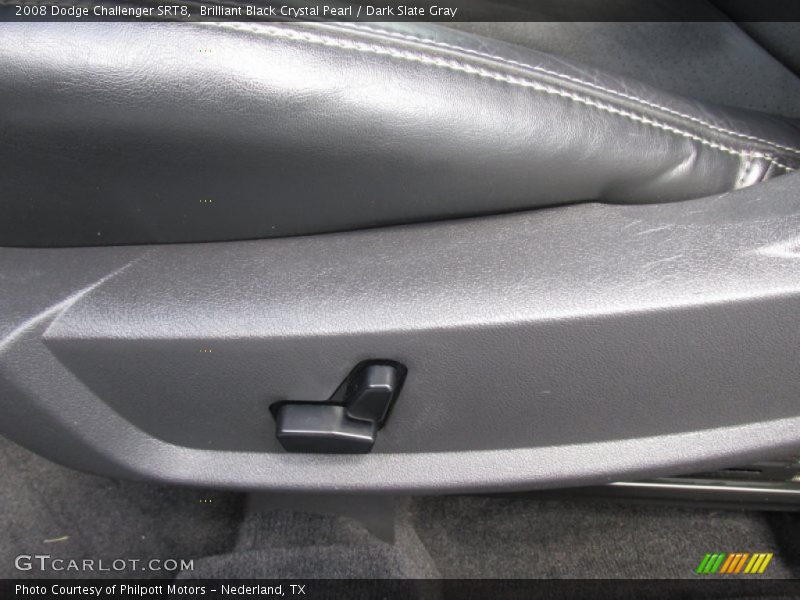 Brilliant Black Crystal Pearl / Dark Slate Gray 2008 Dodge Challenger SRT8
