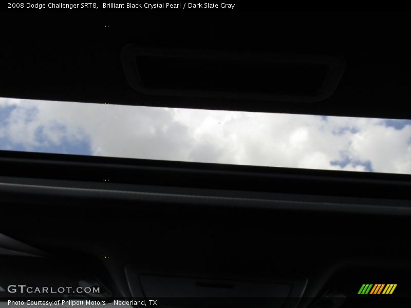 Brilliant Black Crystal Pearl / Dark Slate Gray 2008 Dodge Challenger SRT8