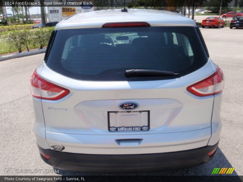Ingot Silver / Charcoal Black 2014 Ford Escape S