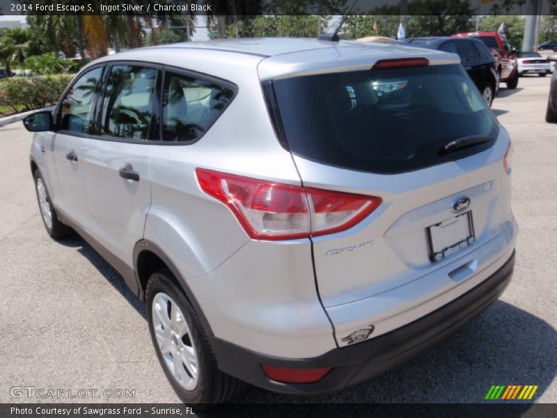 Ingot Silver / Charcoal Black 2014 Ford Escape S