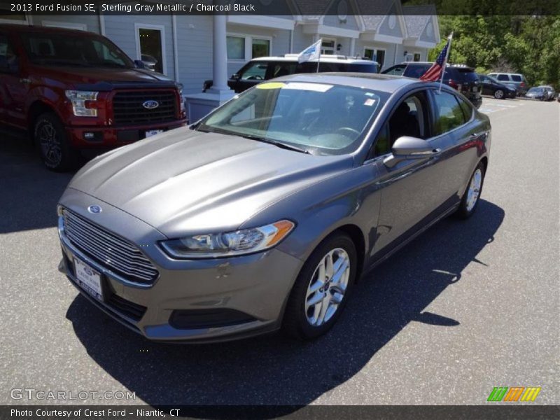 Sterling Gray Metallic / Charcoal Black 2013 Ford Fusion SE