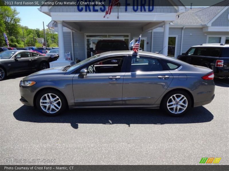 Sterling Gray Metallic / Charcoal Black 2013 Ford Fusion SE