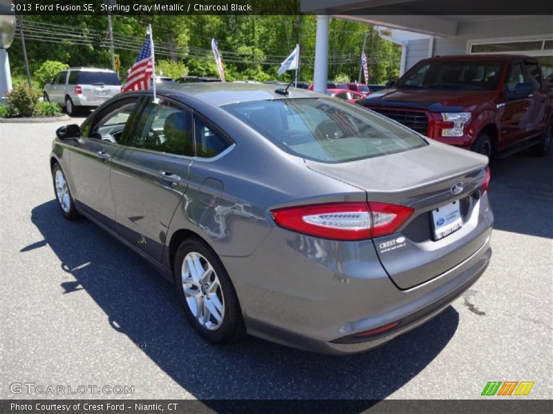 Sterling Gray Metallic / Charcoal Black 2013 Ford Fusion SE