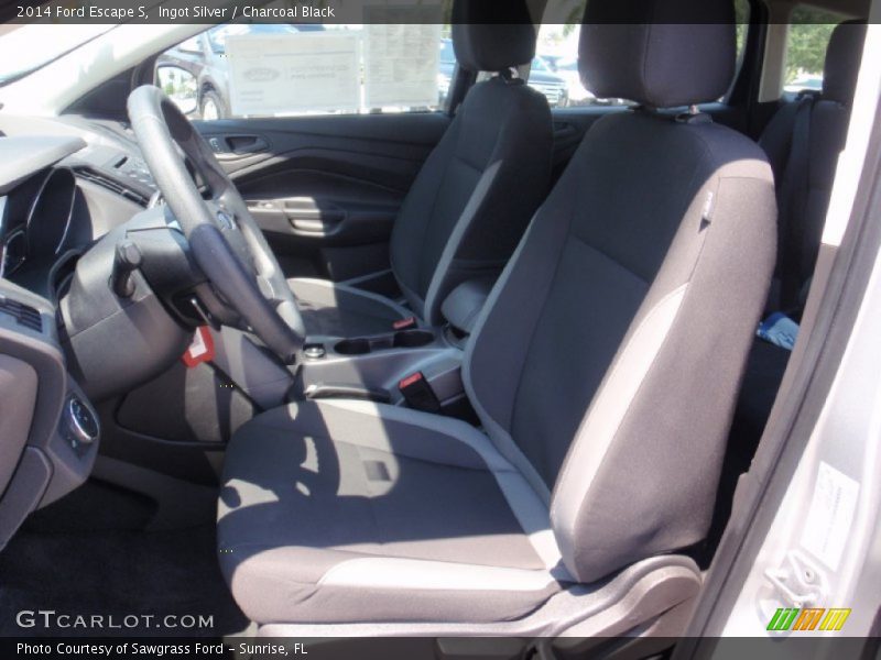 Ingot Silver / Charcoal Black 2014 Ford Escape S