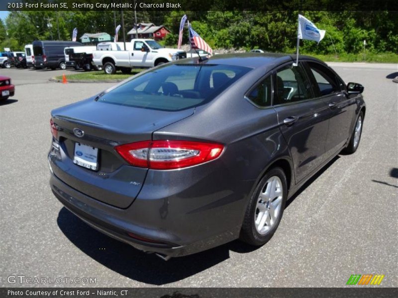 Sterling Gray Metallic / Charcoal Black 2013 Ford Fusion SE