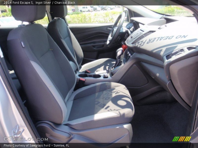 Ingot Silver / Charcoal Black 2014 Ford Escape S