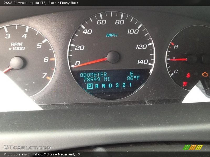 Black / Ebony Black 2008 Chevrolet Impala LTZ