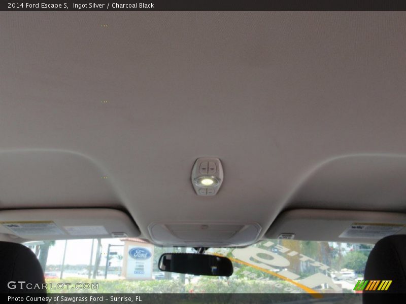 Ingot Silver / Charcoal Black 2014 Ford Escape S
