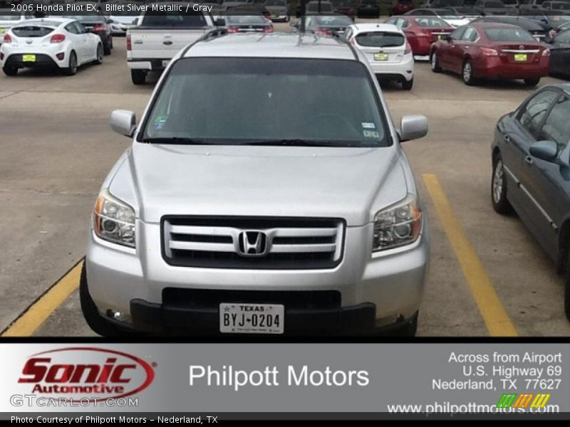 Billet Silver Metallic / Gray 2006 Honda Pilot EX