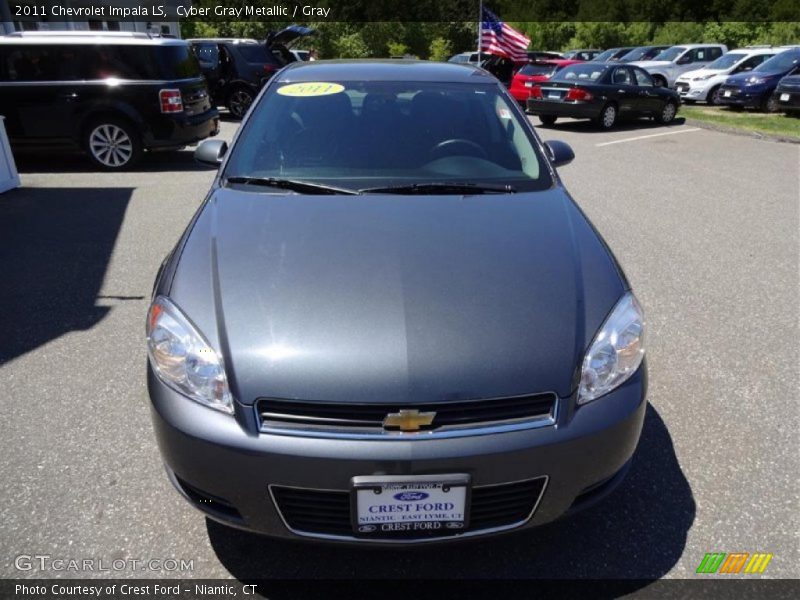 Cyber Gray Metallic / Gray 2011 Chevrolet Impala LS