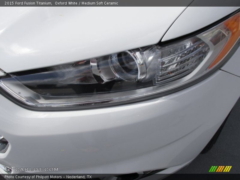 Oxford White / Medium Soft Ceramic 2015 Ford Fusion Titanium