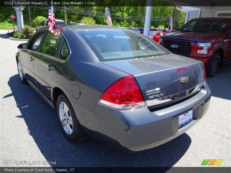 Cyber Gray Metallic / Gray 2011 Chevrolet Impala LS