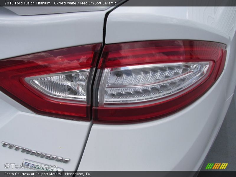 Oxford White / Medium Soft Ceramic 2015 Ford Fusion Titanium