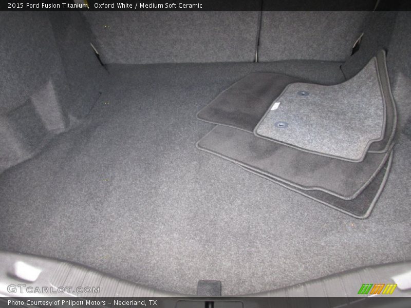 Oxford White / Medium Soft Ceramic 2015 Ford Fusion Titanium