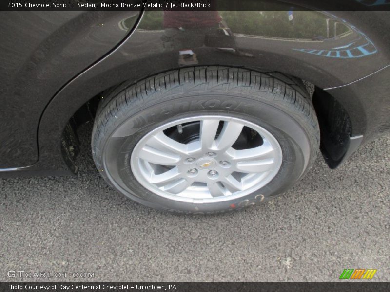 Mocha Bronze Metallic / Jet Black/Brick 2015 Chevrolet Sonic LT Sedan