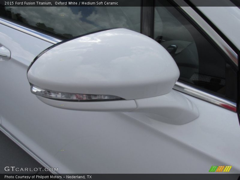 Oxford White / Medium Soft Ceramic 2015 Ford Fusion Titanium
