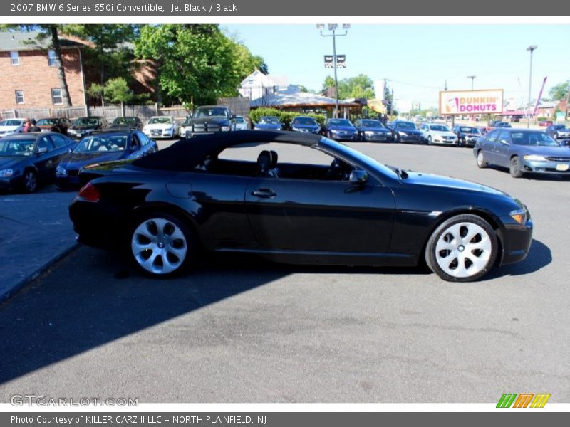 Jet Black / Black 2007 BMW 6 Series 650i Convertible