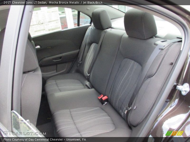 Mocha Bronze Metallic / Jet Black/Brick 2015 Chevrolet Sonic LT Sedan