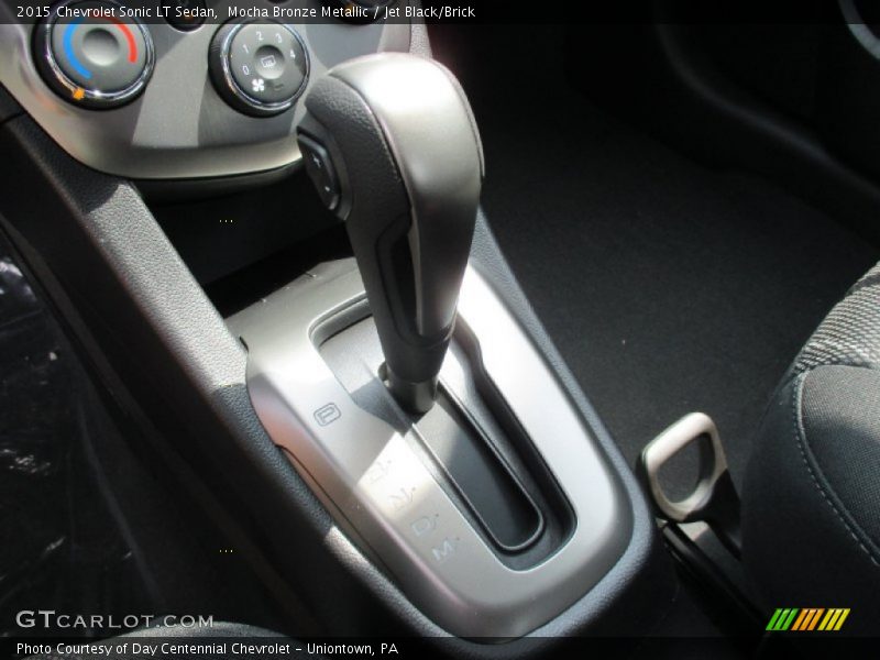 Mocha Bronze Metallic / Jet Black/Brick 2015 Chevrolet Sonic LT Sedan