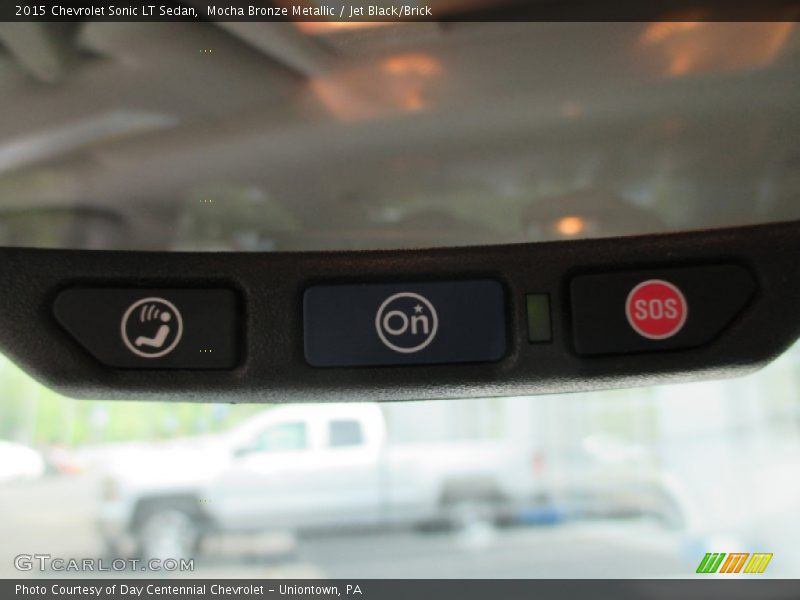 Mocha Bronze Metallic / Jet Black/Brick 2015 Chevrolet Sonic LT Sedan