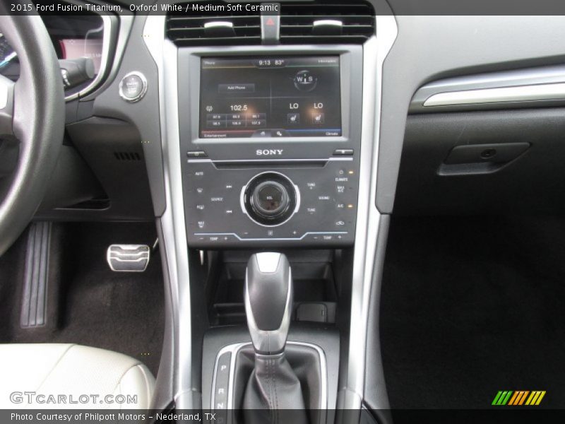 Oxford White / Medium Soft Ceramic 2015 Ford Fusion Titanium