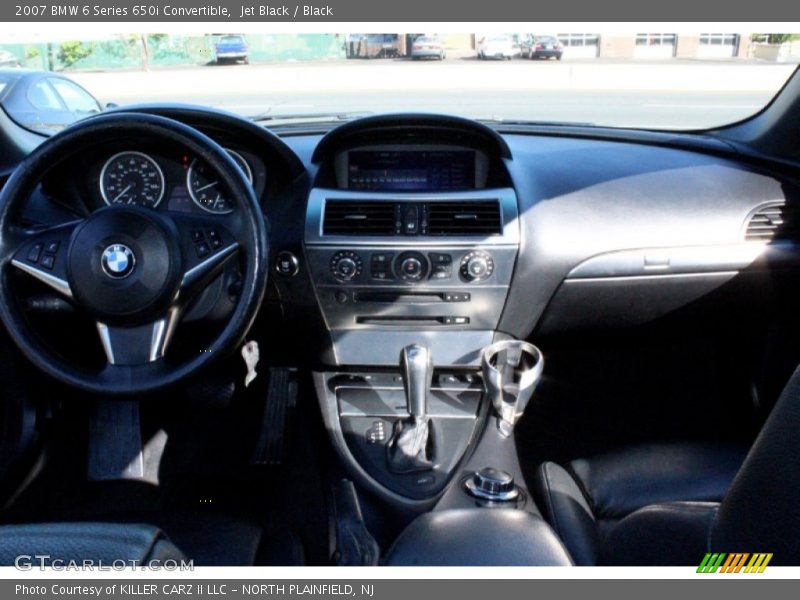 Jet Black / Black 2007 BMW 6 Series 650i Convertible