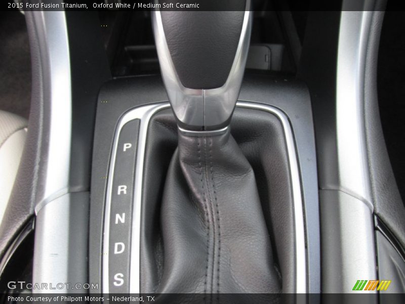 Oxford White / Medium Soft Ceramic 2015 Ford Fusion Titanium