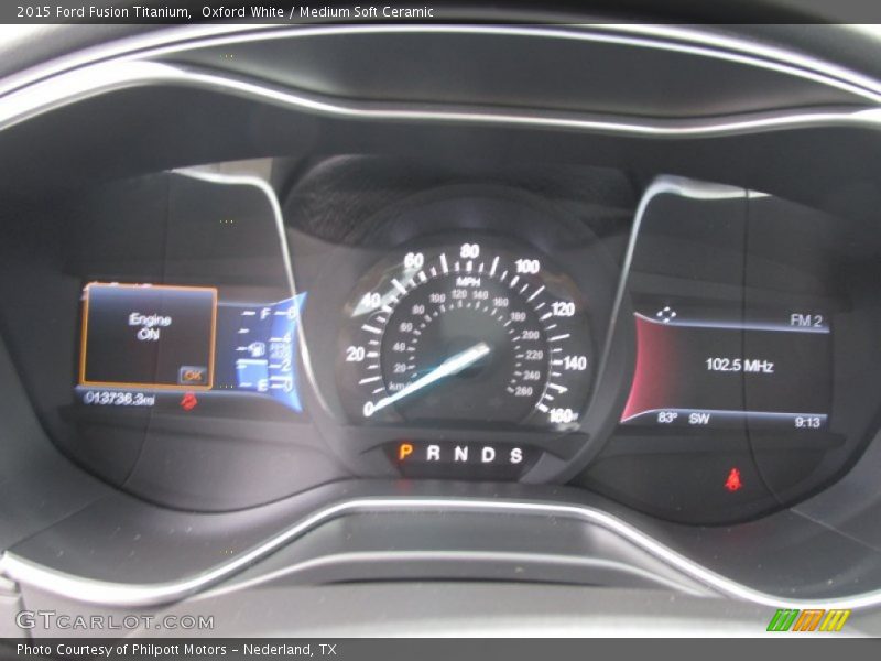 Oxford White / Medium Soft Ceramic 2015 Ford Fusion Titanium