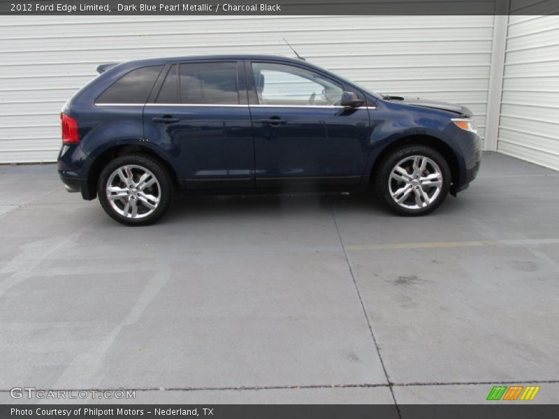 Dark Blue Pearl Metallic / Charcoal Black 2012 Ford Edge Limited