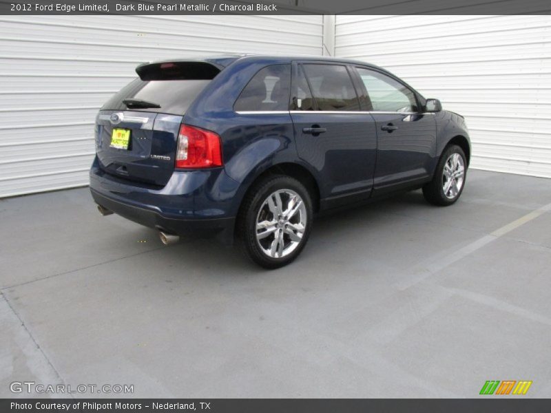 Dark Blue Pearl Metallic / Charcoal Black 2012 Ford Edge Limited