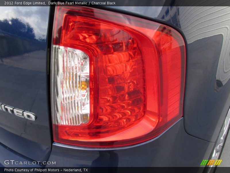 Dark Blue Pearl Metallic / Charcoal Black 2012 Ford Edge Limited