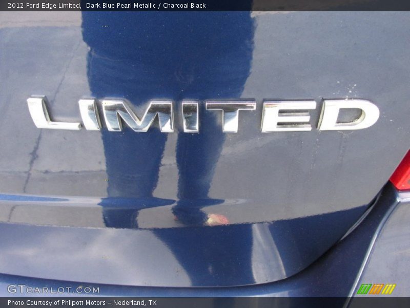 Dark Blue Pearl Metallic / Charcoal Black 2012 Ford Edge Limited