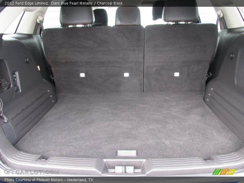 Dark Blue Pearl Metallic / Charcoal Black 2012 Ford Edge Limited