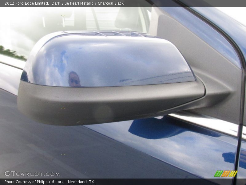 Dark Blue Pearl Metallic / Charcoal Black 2012 Ford Edge Limited