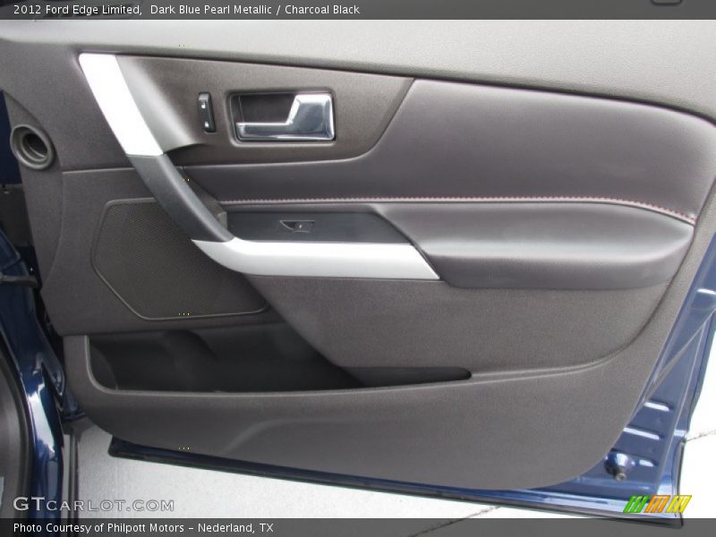 Dark Blue Pearl Metallic / Charcoal Black 2012 Ford Edge Limited