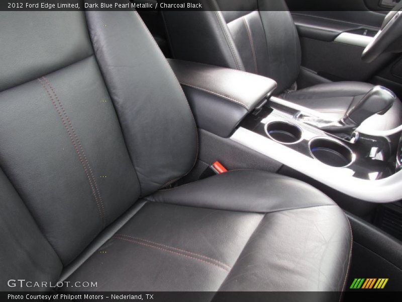 Dark Blue Pearl Metallic / Charcoal Black 2012 Ford Edge Limited