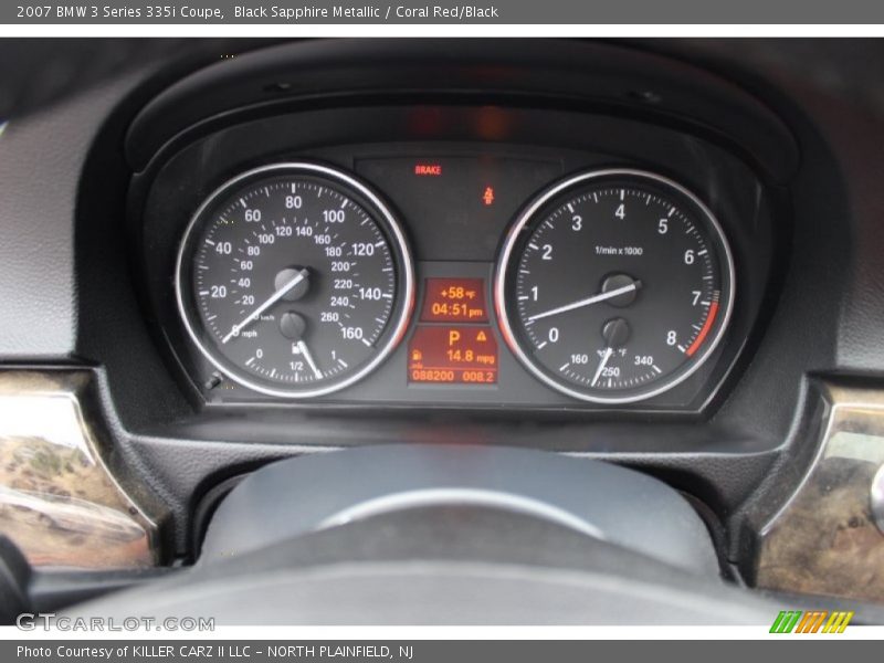  2007 3 Series 335i Coupe 335i Coupe Gauges