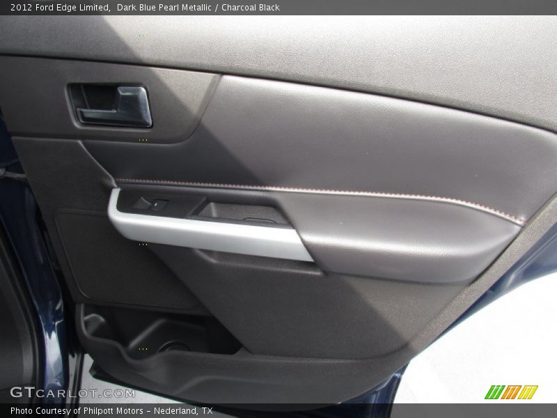 Dark Blue Pearl Metallic / Charcoal Black 2012 Ford Edge Limited