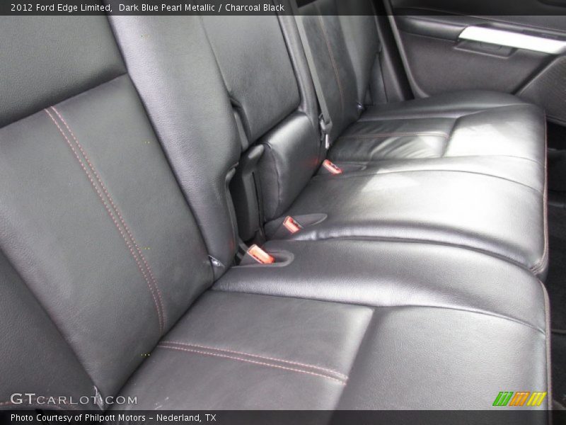 Dark Blue Pearl Metallic / Charcoal Black 2012 Ford Edge Limited