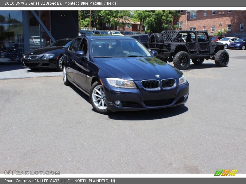 Montego Blue Metallic / Beige 2010 BMW 3 Series 328i Sedan