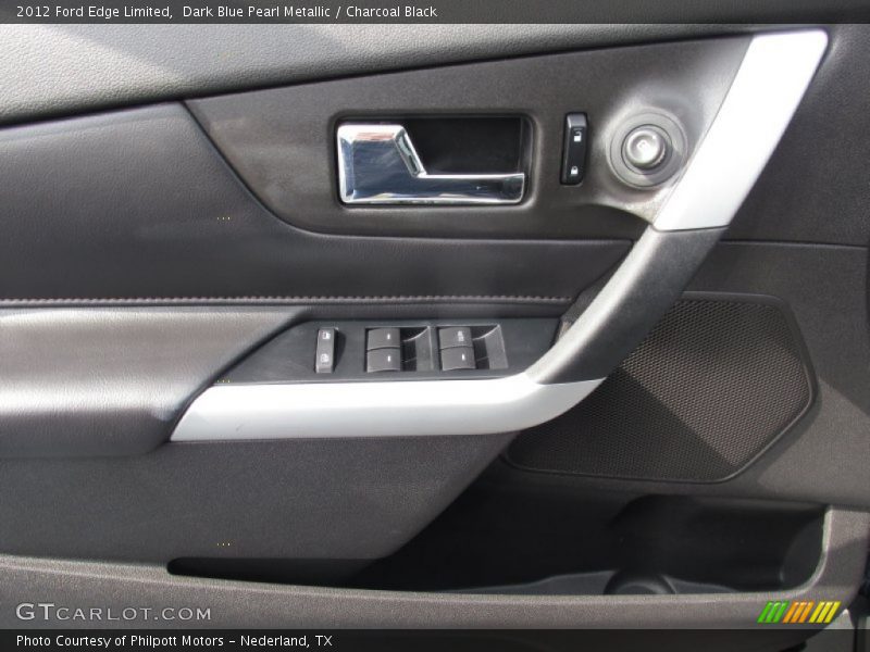 Dark Blue Pearl Metallic / Charcoal Black 2012 Ford Edge Limited