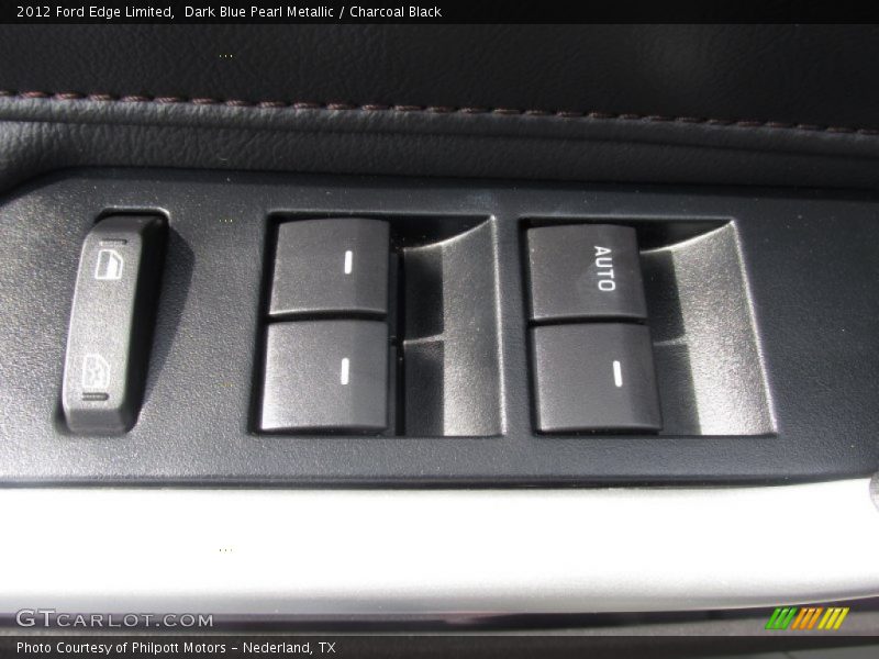 Dark Blue Pearl Metallic / Charcoal Black 2012 Ford Edge Limited