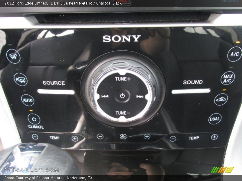 Dark Blue Pearl Metallic / Charcoal Black 2012 Ford Edge Limited