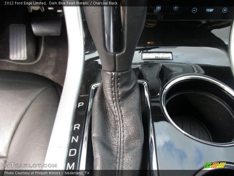 Dark Blue Pearl Metallic / Charcoal Black 2012 Ford Edge Limited