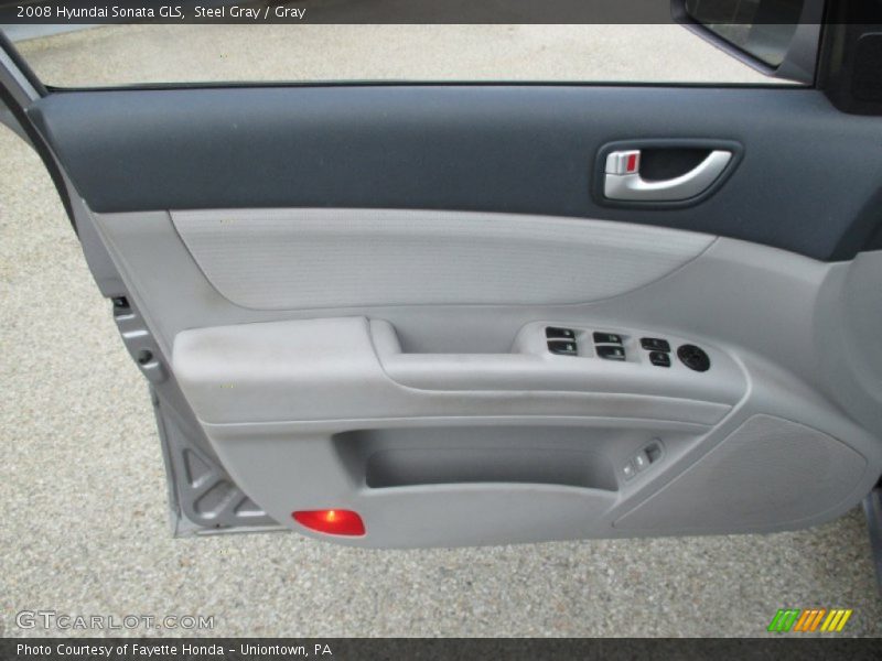 Steel Gray / Gray 2008 Hyundai Sonata GLS