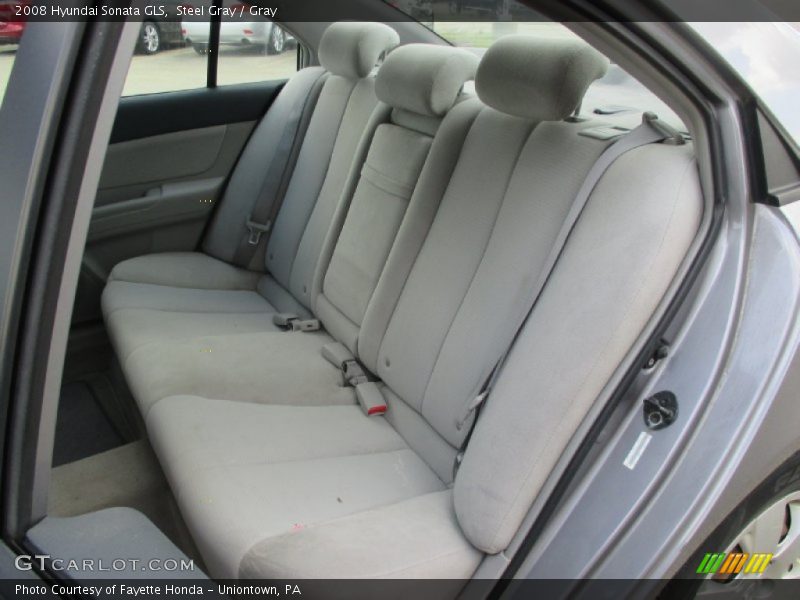 Steel Gray / Gray 2008 Hyundai Sonata GLS