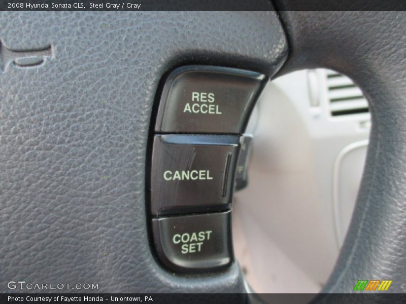 Steel Gray / Gray 2008 Hyundai Sonata GLS