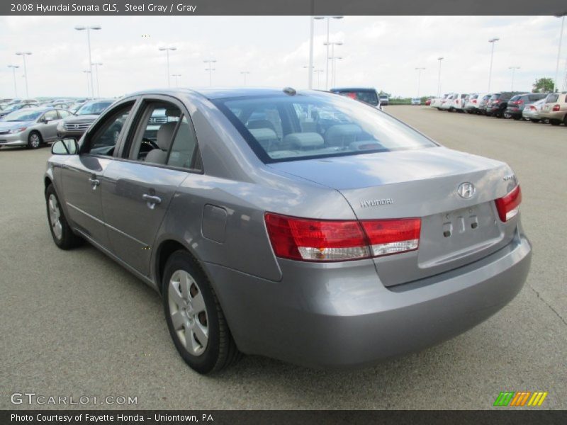 Steel Gray / Gray 2008 Hyundai Sonata GLS
