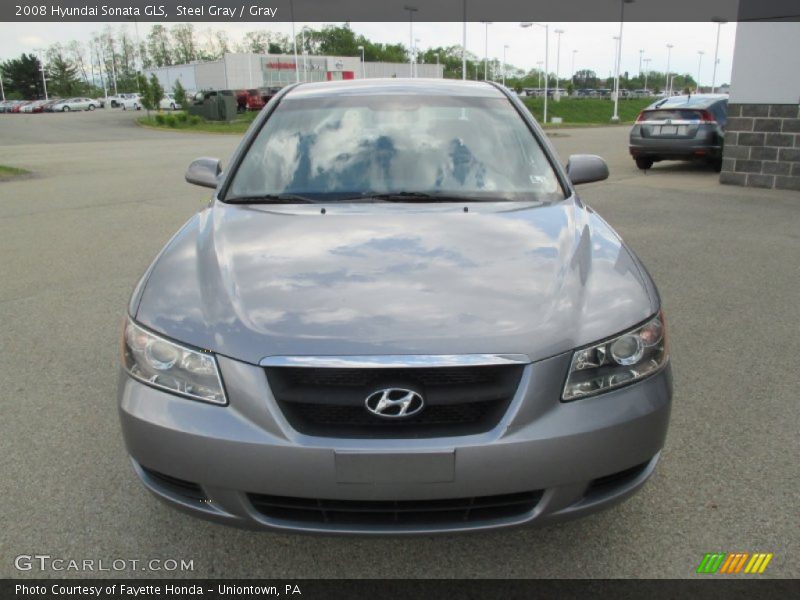 Steel Gray / Gray 2008 Hyundai Sonata GLS